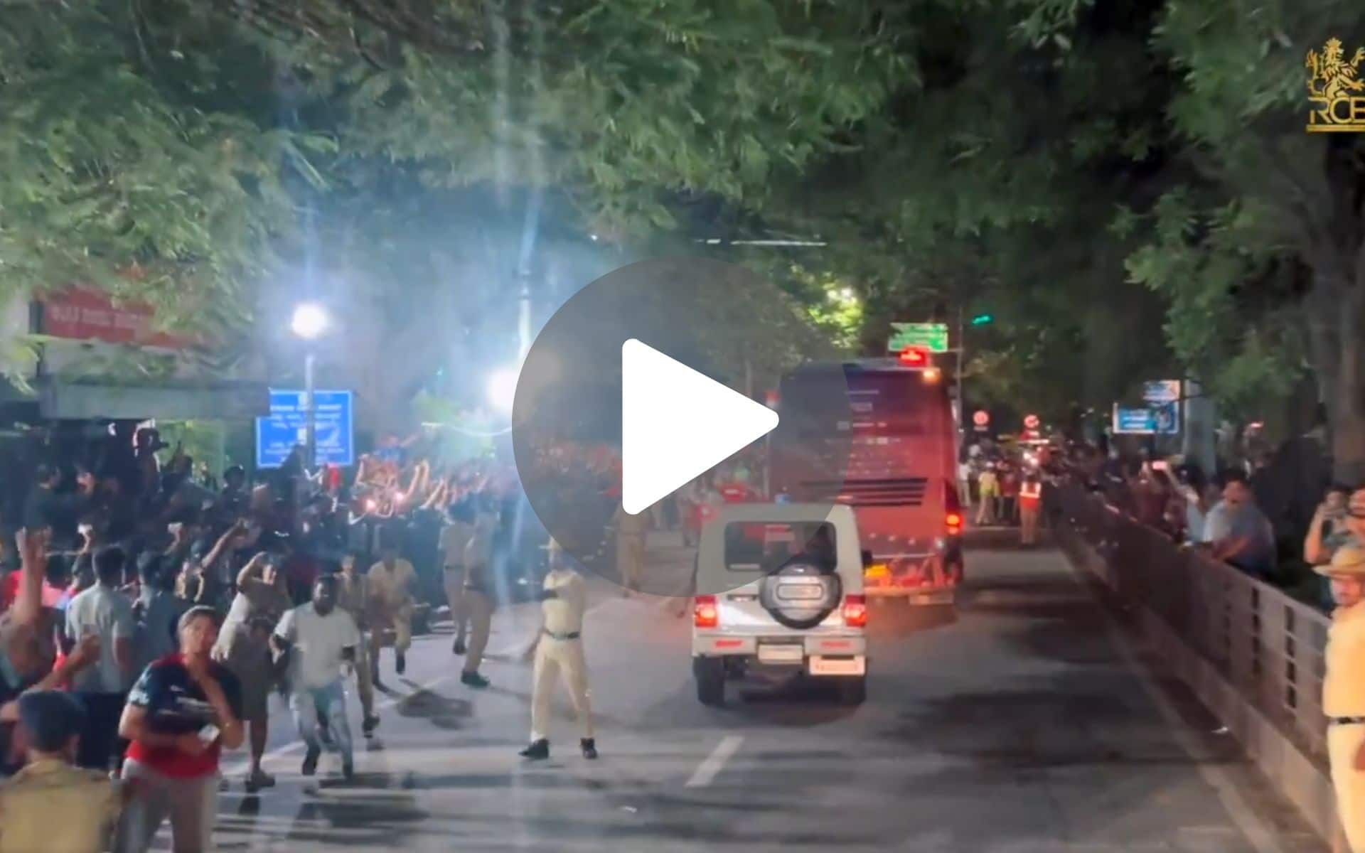 [Watch] RCB Fans Block Roads After Kohli & Co's Magical Performance To Qualify For Playoffs
